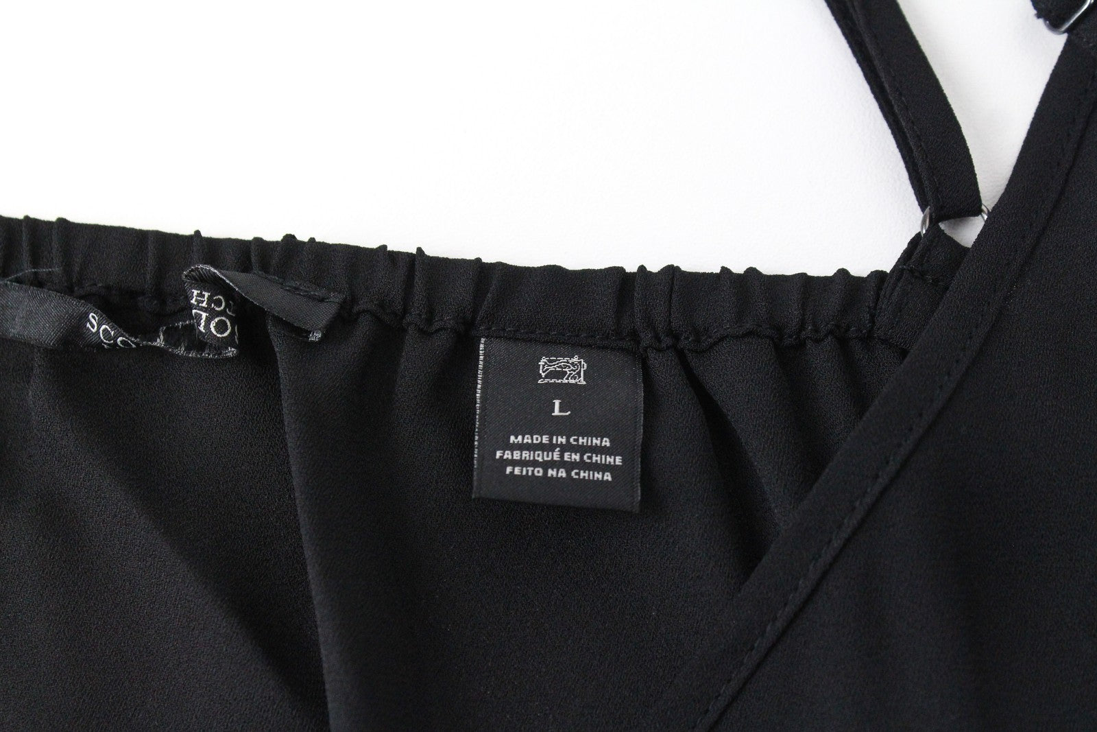 MAISON SCOTCH Womens's L Black Pullover Classic 2in1 Long Sleeve Layered