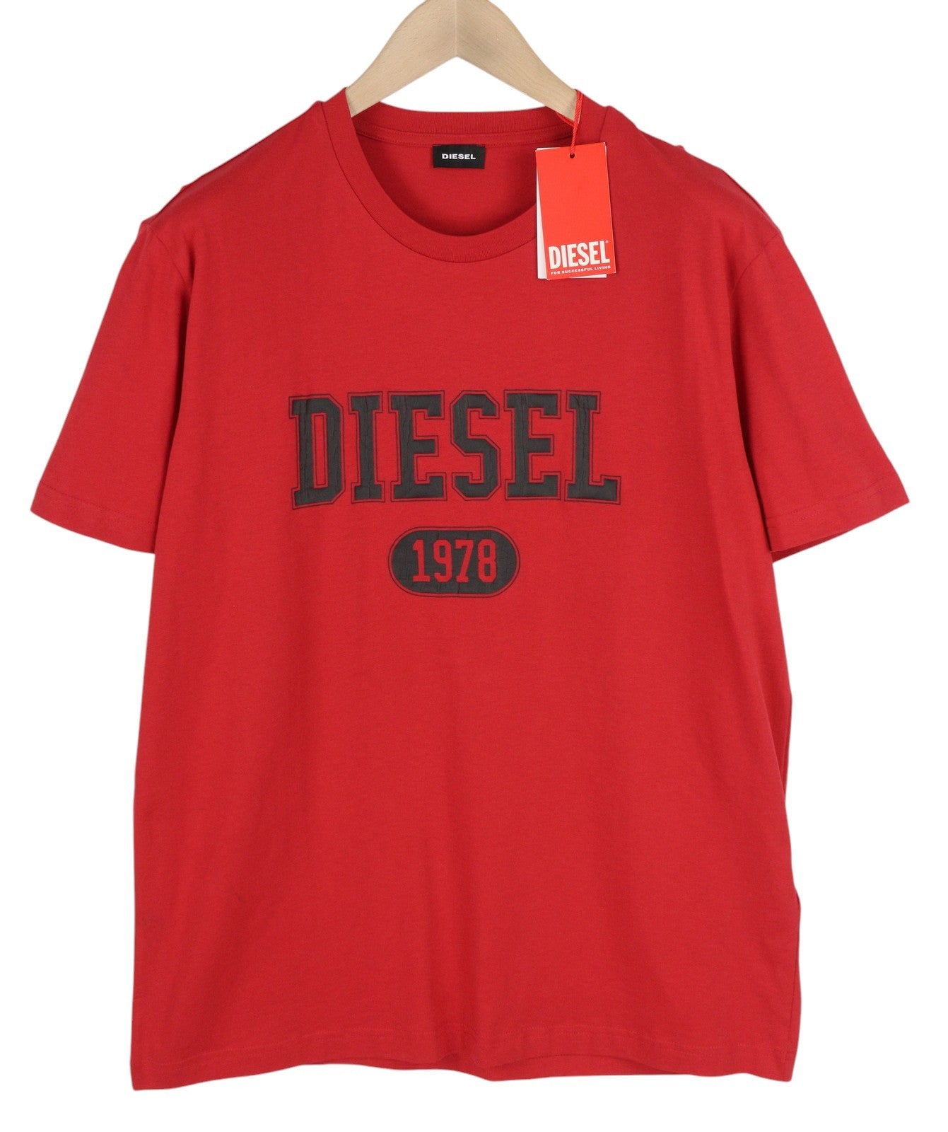 DIESEL T-Diegor-K46 Mens T-Shirt 2XL Red Short Sleeve Crew Neck  Front