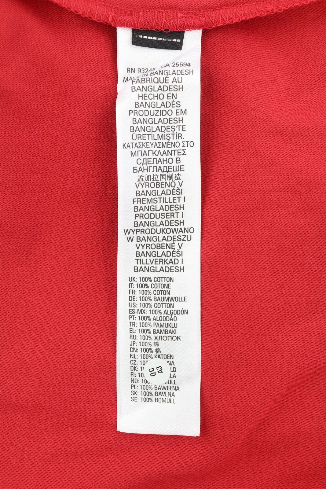 DIESEL T-Diegor-K46 Mens T-Shirt 2XL Red Short Sleeve Crew Neck  Front