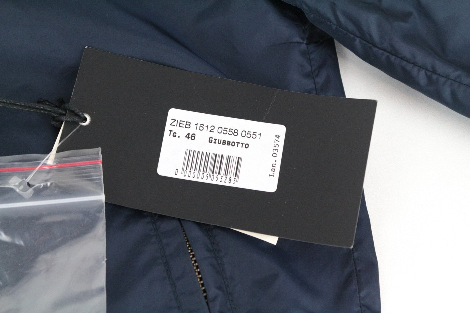 RICHMOND Men's Jacket 46 Blue Short Studded Sleeve Bomber Casual Zipped