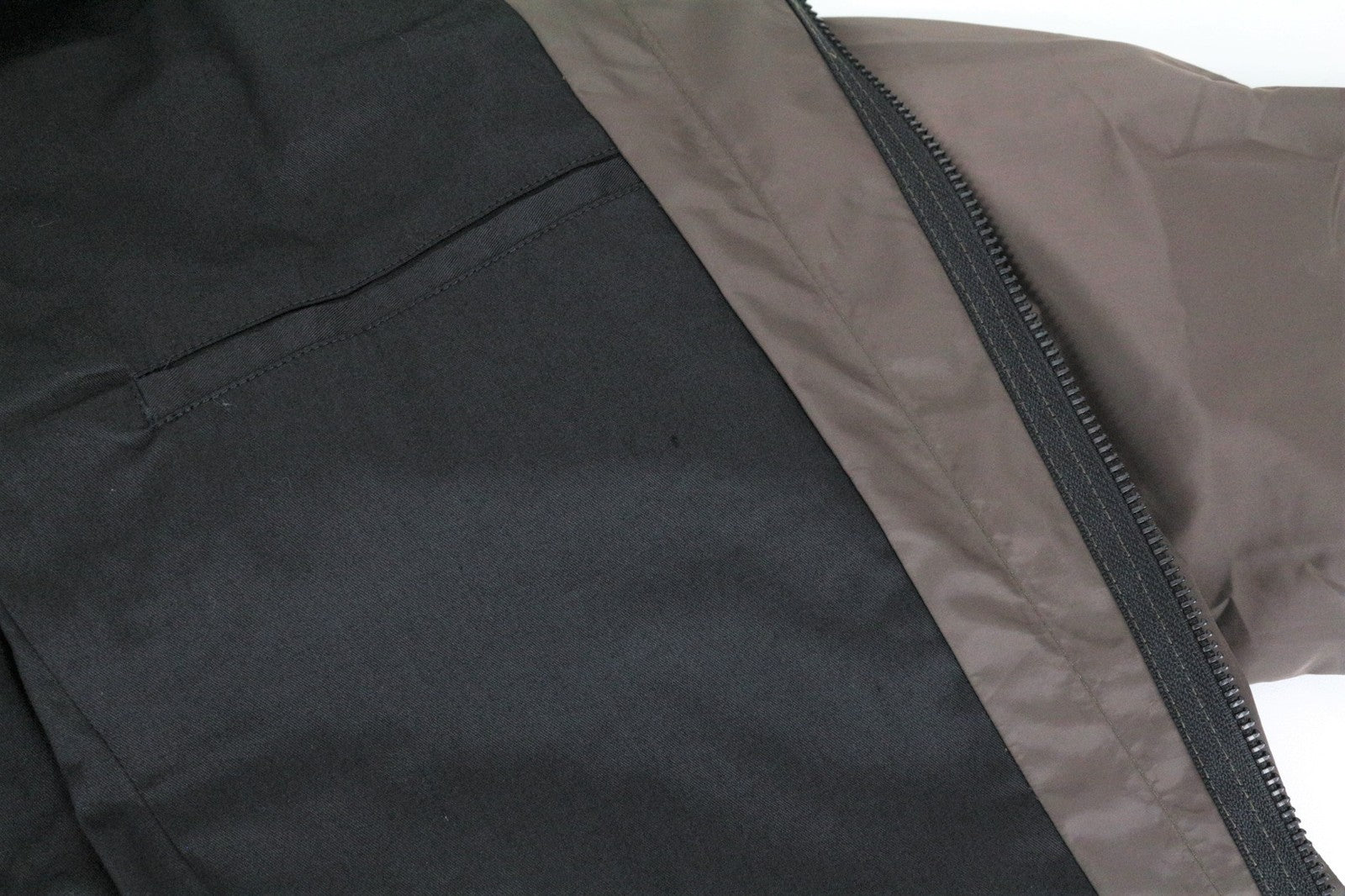 RICHMOND Men's Jacket 48 Brown Short Nylon Pocketed Style Collared