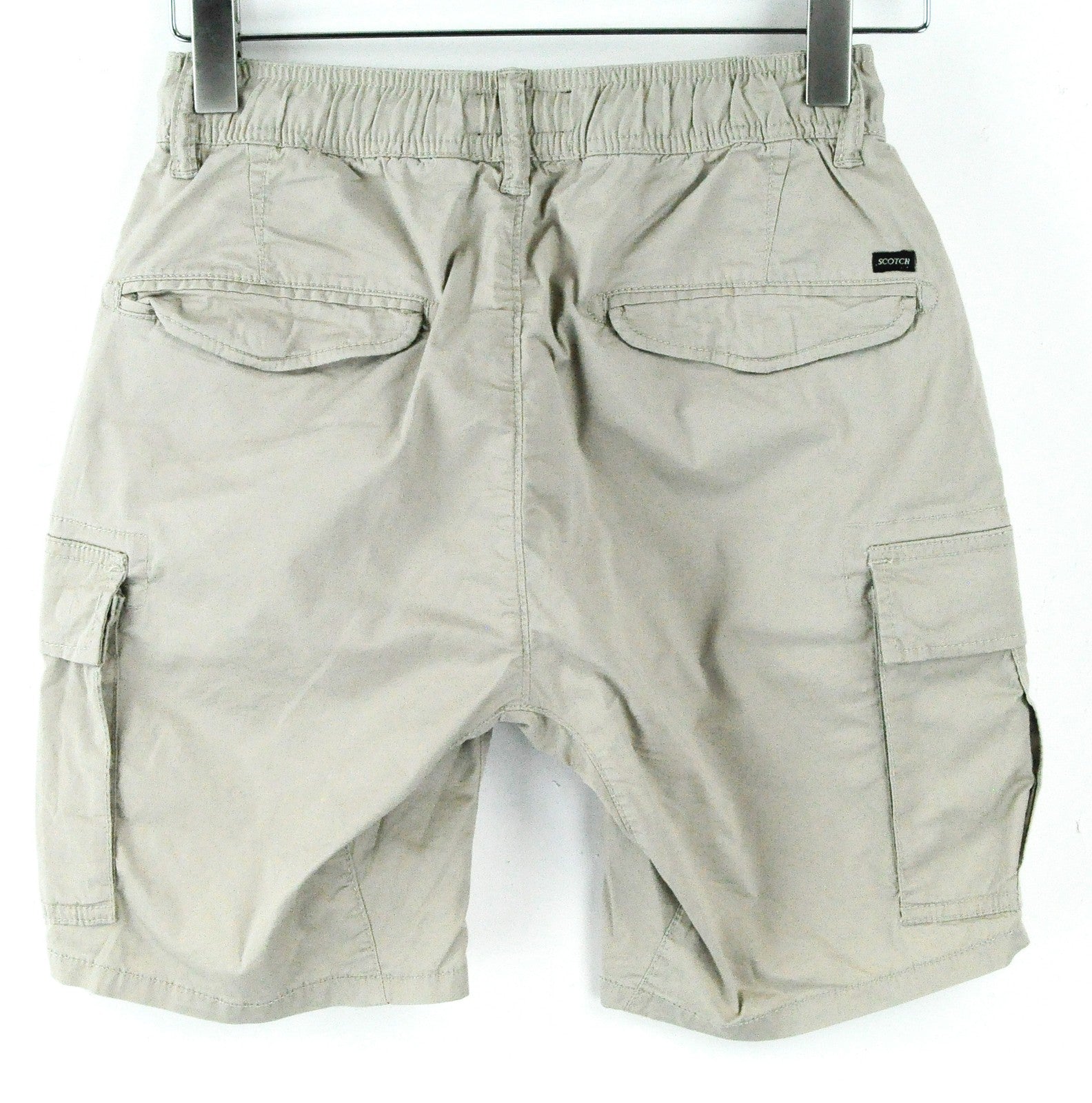 SCOTCH & SODA  Couture W28 Grey Cargo Shorts Multi Pocket Stretch  Mens