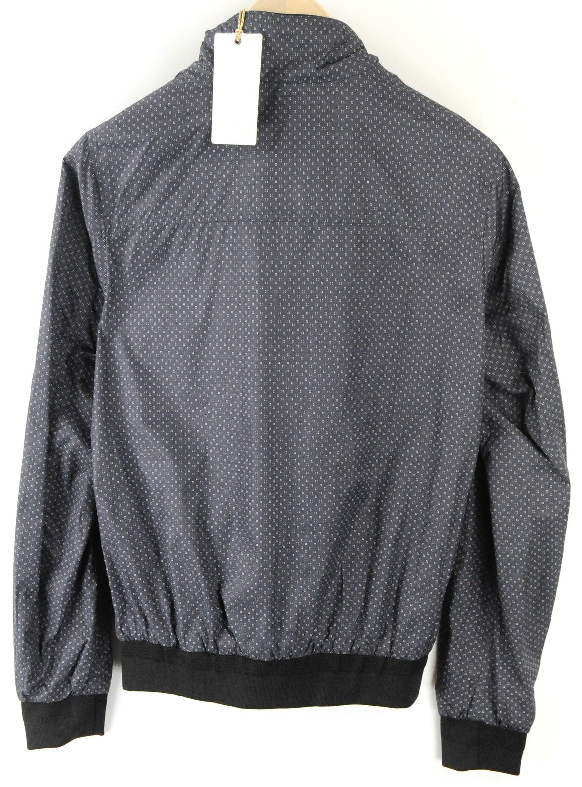 SCOTCH & SODA  Couture Grey Lightweight Patterned Jacket Mens S Long Sleeve