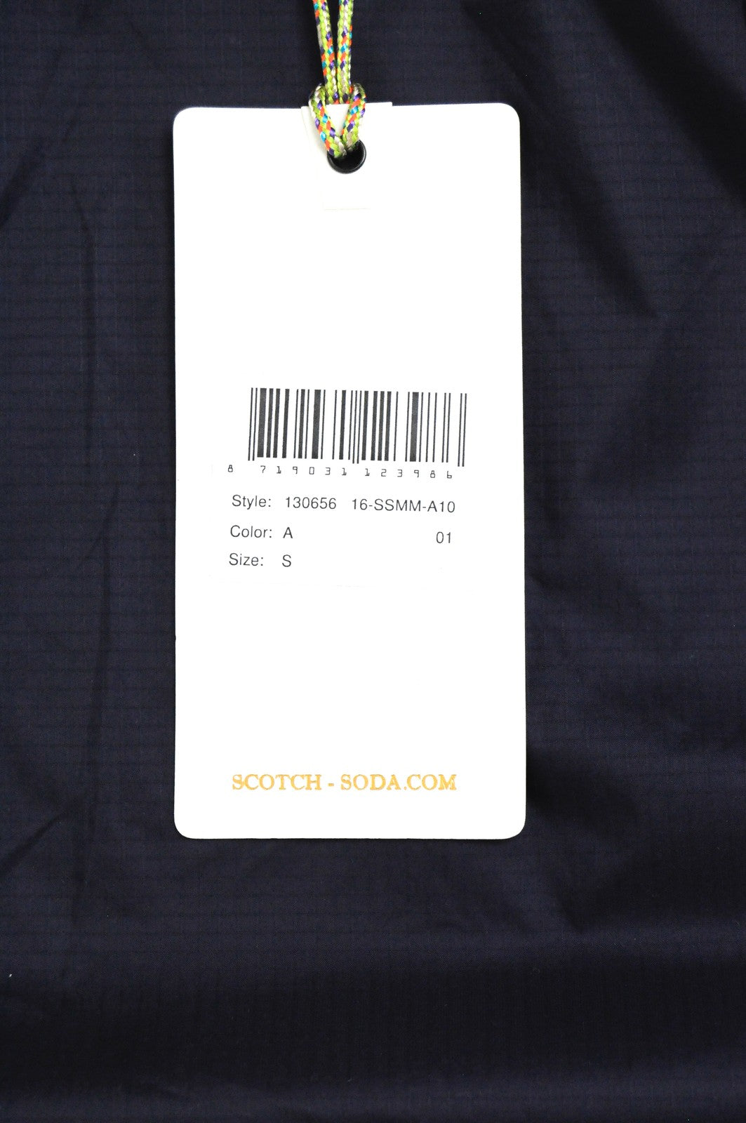 SCOTCH & SODA  Couture Grey Lightweight Patterned Jacket Mens S Long Sleeve