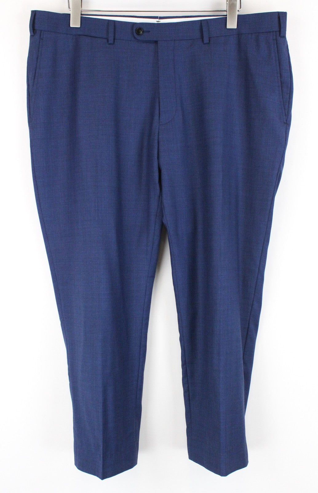 SUITSUPPLY Sienna Wool Trousers UK48S Blue Mens Classic Pleated Classic Pants