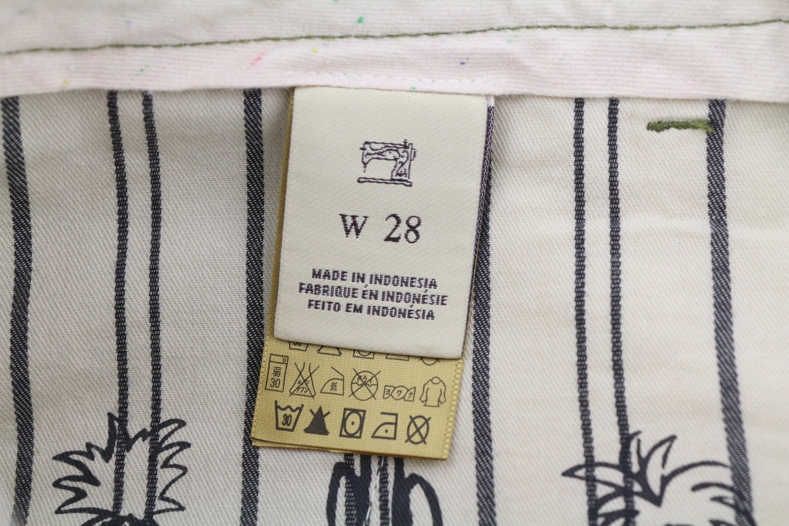 SCOTCH & SODA Men Shorts W28 Chino Green Zipper 5-Design Pockets Logo Casual