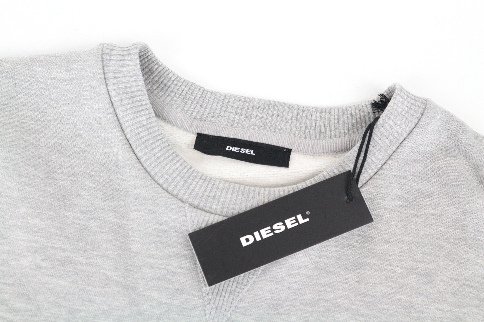 DIESEL F-Arap Felpa Women's XS Sweatshirt Logo Patch Oversized Sleeves