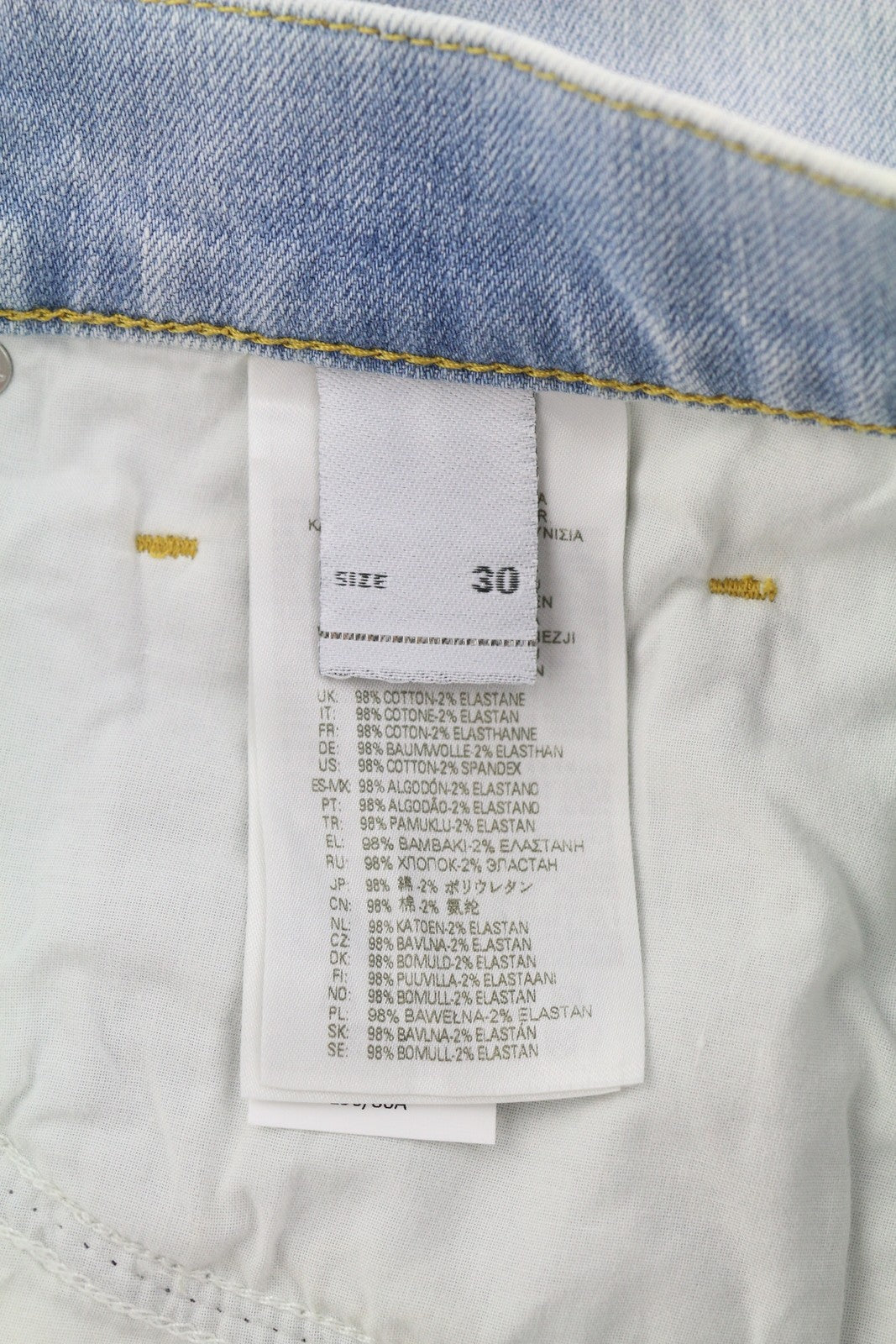 DIESEL 2019 D-Strukt 0GDAM Mens Jeans W30/L34 Slim  Mid Waist Washed