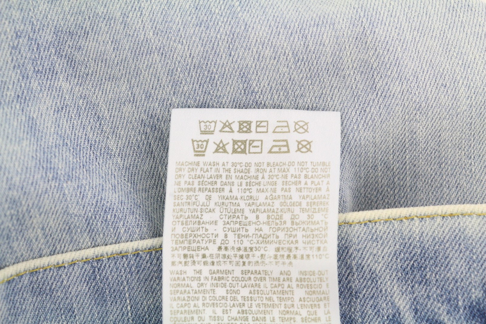 DIESEL D-Luster 0GDAM vyriški džinsai W33/L32 Slim Stretch, su sagomis, skalbtos mėlynos spalvos 