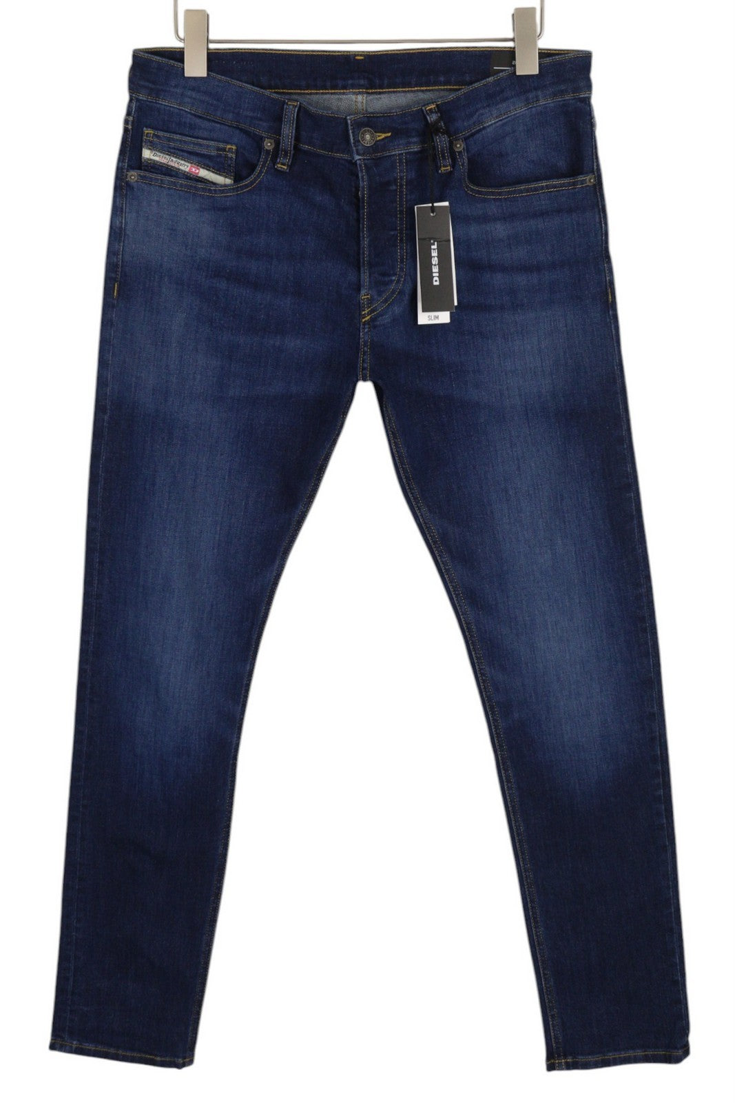 DIESEL D-Luster 0ELAW Mens Jeans W32/L32 Slim  Buttoned Washed  Blue