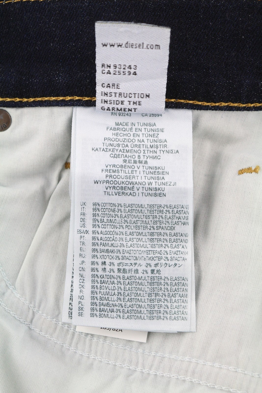 DIESEL D-Luster 009ZS Mens Jeans W31/L32 Slim  Stretch Buttoned Blue