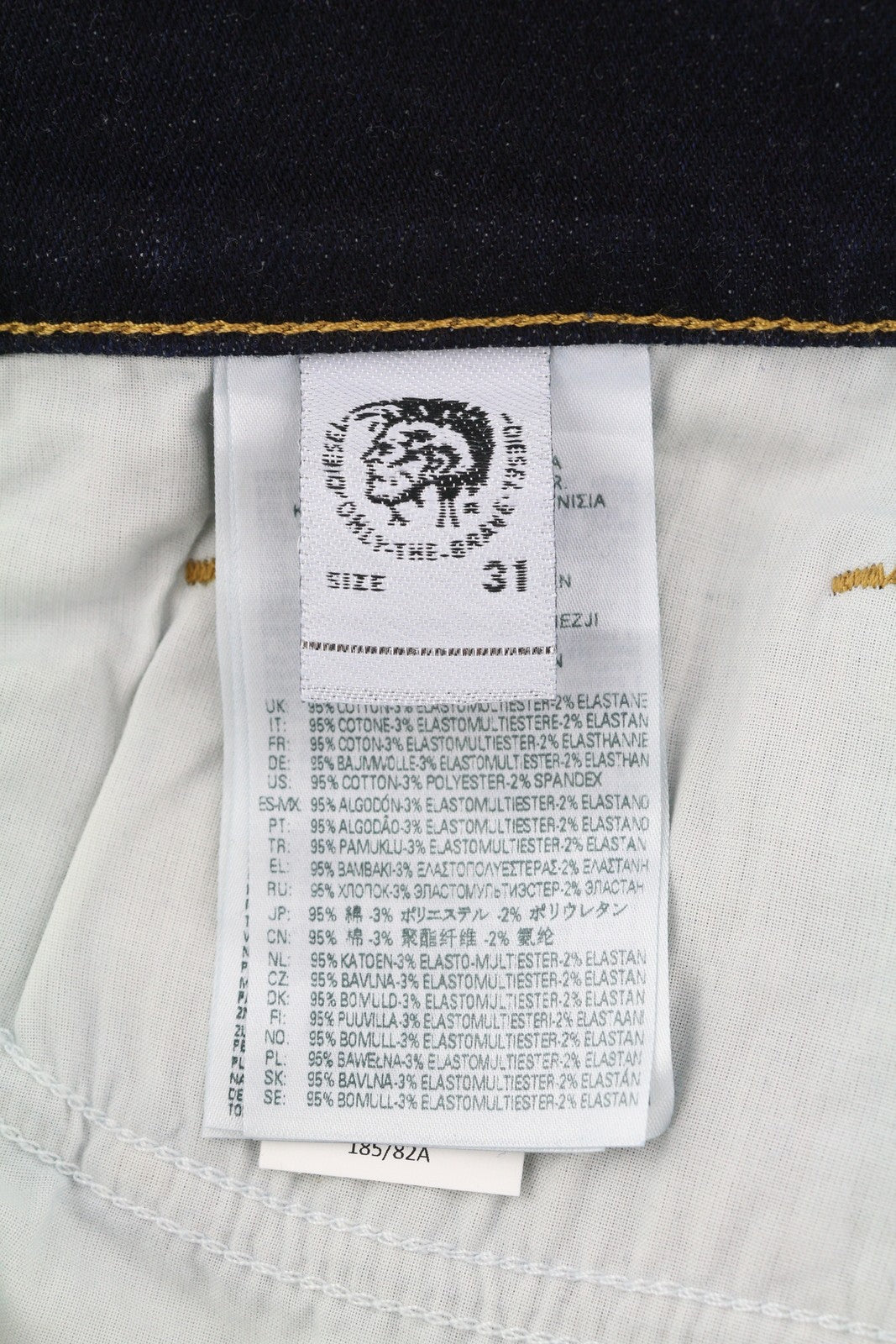 DIESEL D-Luster 009ZS Mens Jeans W31/L32 Slim  Stretch Buttoned Blue