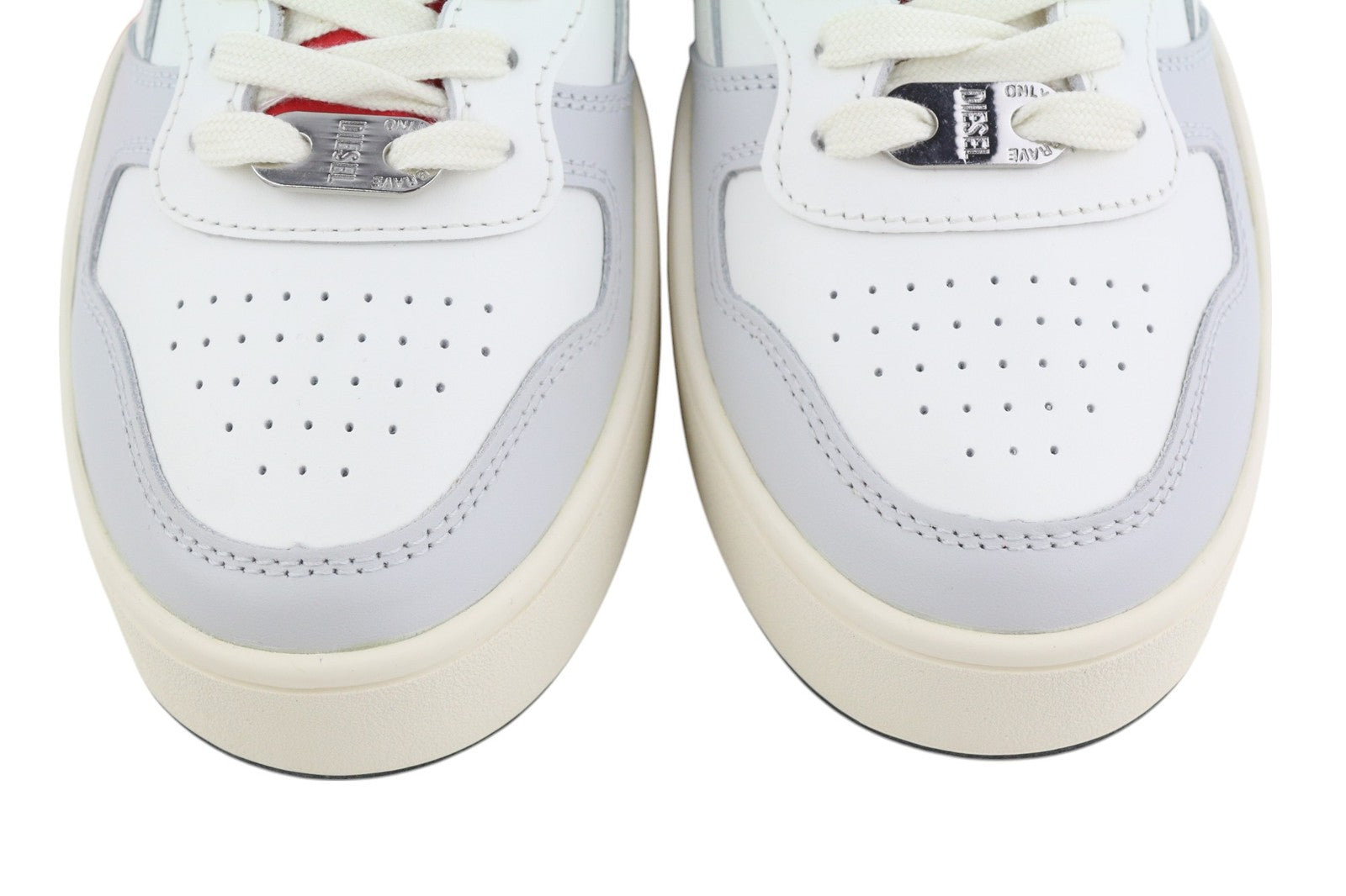 DIESEL S-Ukiyo Low Mens Sneakers EU44 Light Cow Leather Lace Up RRP€195