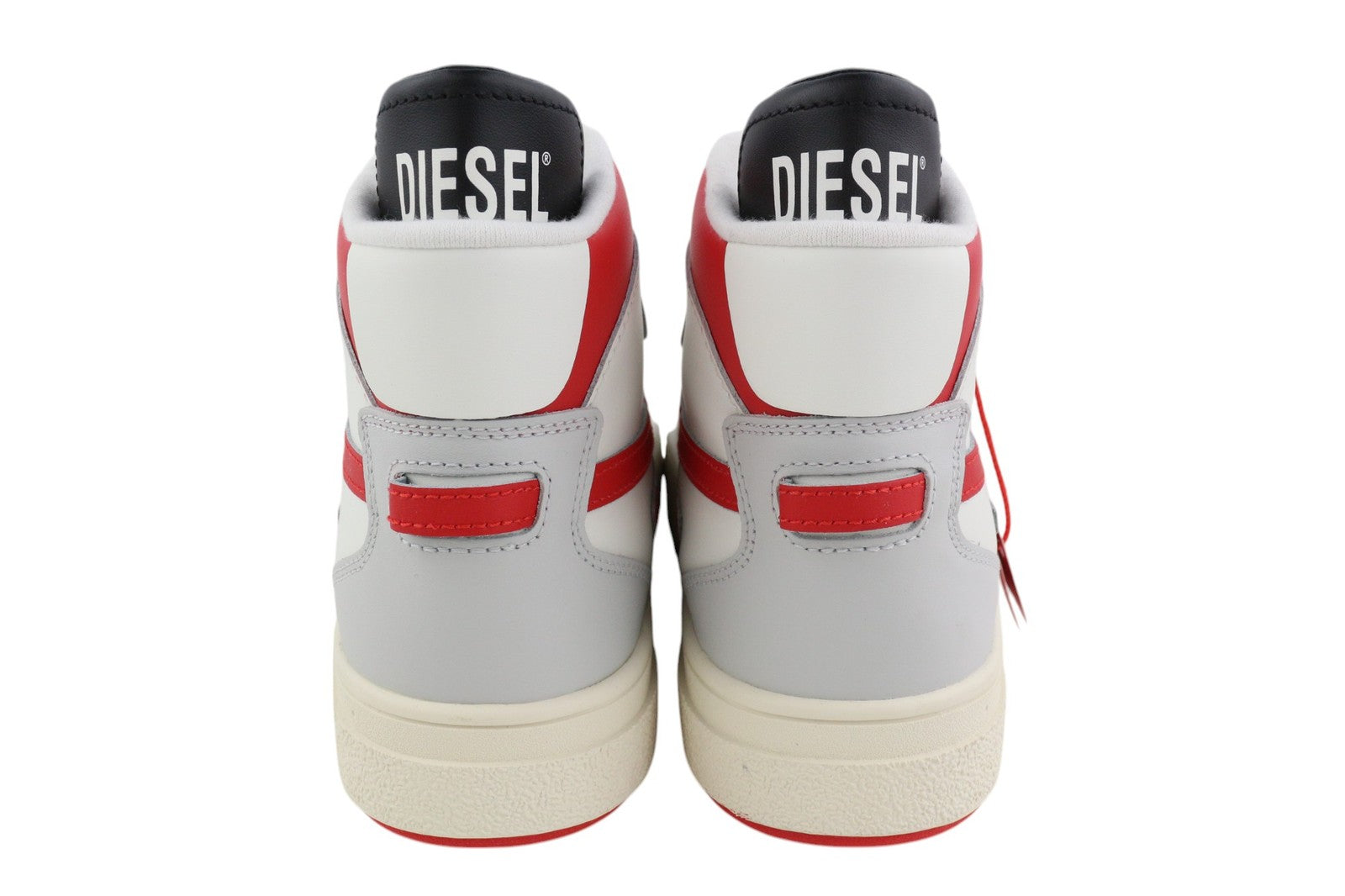 DIESEL S-Ukiyo Mid Mens Sneakers EU42 Light Cow Leather Trainers RRP140