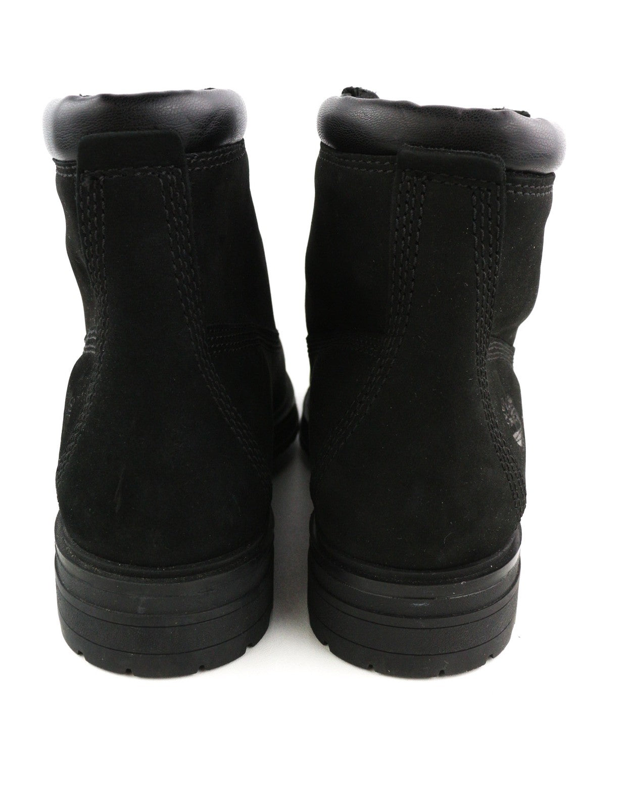 TIMBERLAND Women Boots EU39.5/40 Black Leather Almond Toe Ankle Waterproof