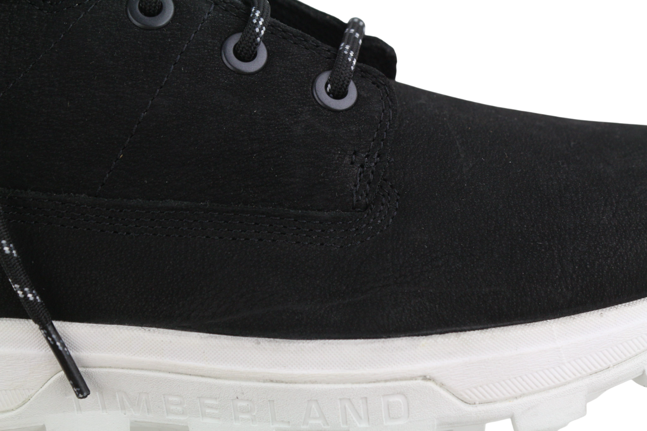 TIMBERLAND A28P9 Mens Boots EU45 EU46 Black Almond Toe Ankle Ortholite ReBOTL