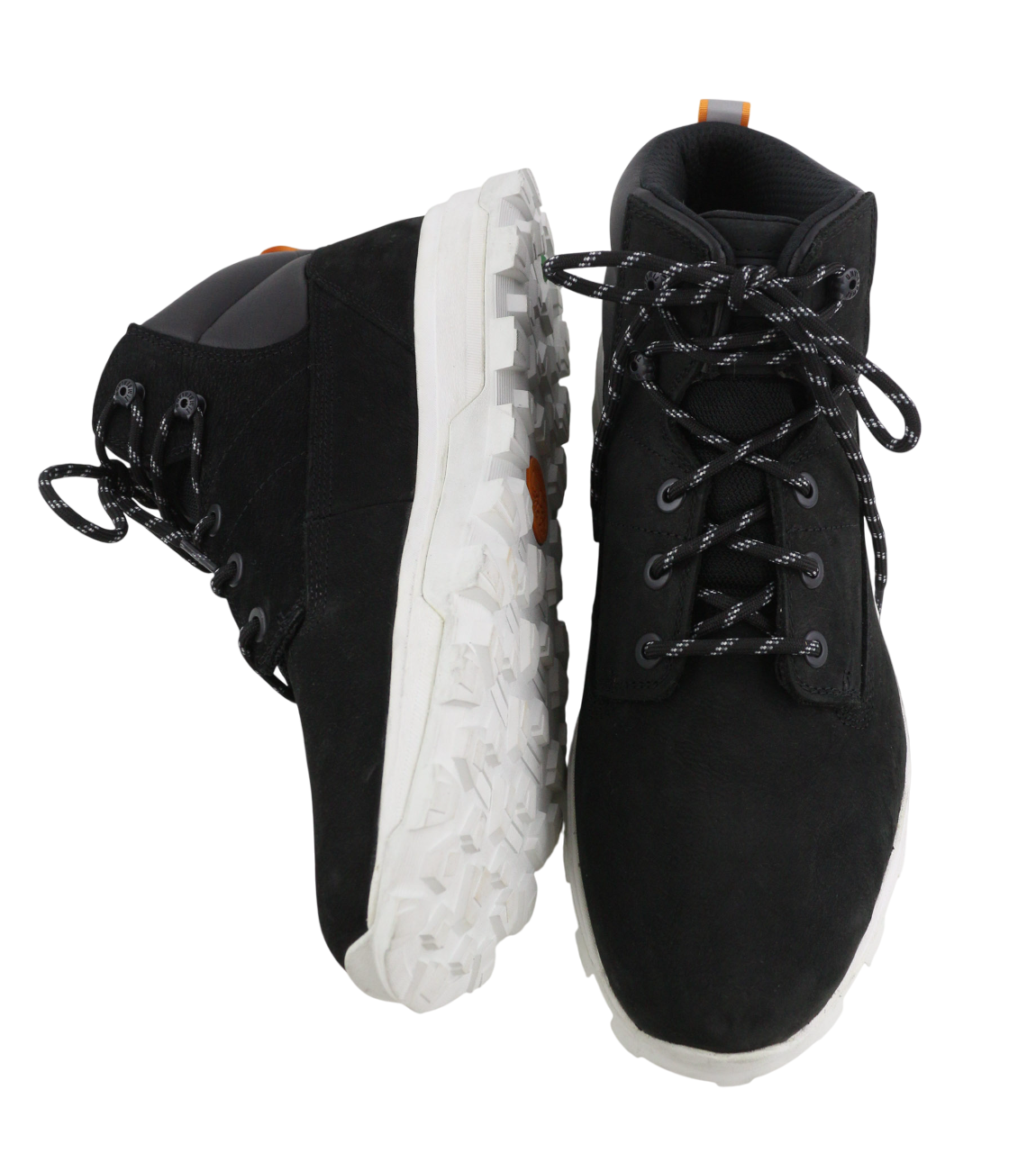 TIMBERLAND A28P9 Mens Boots EU45 EU46 Black Almond Toe Ankle Ortholite ReBOTL