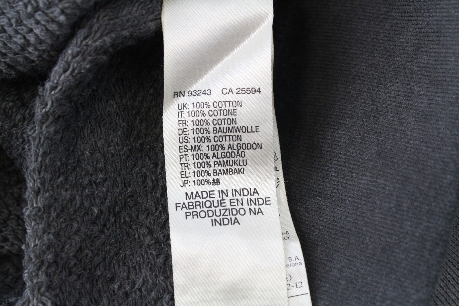 DIESEL A-Joe-AD Men's M Sweatshirt Logo Crew Grey Pullover Casual Sweater