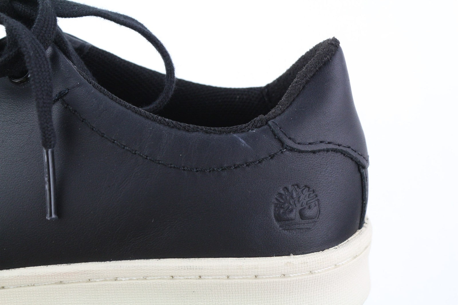TIMBERLAND A2G8A Womens Sneakers EU37-EU38 Black Leather Low Top ReBOTL