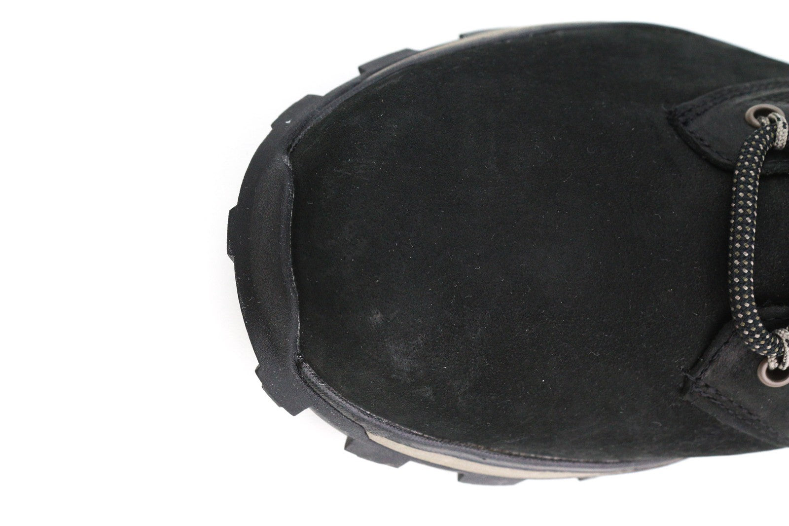 TIMBERLAND A2E5K Mens Boots EU46 EU47.5 Black Leather Almond Toe Lace ReBOTL