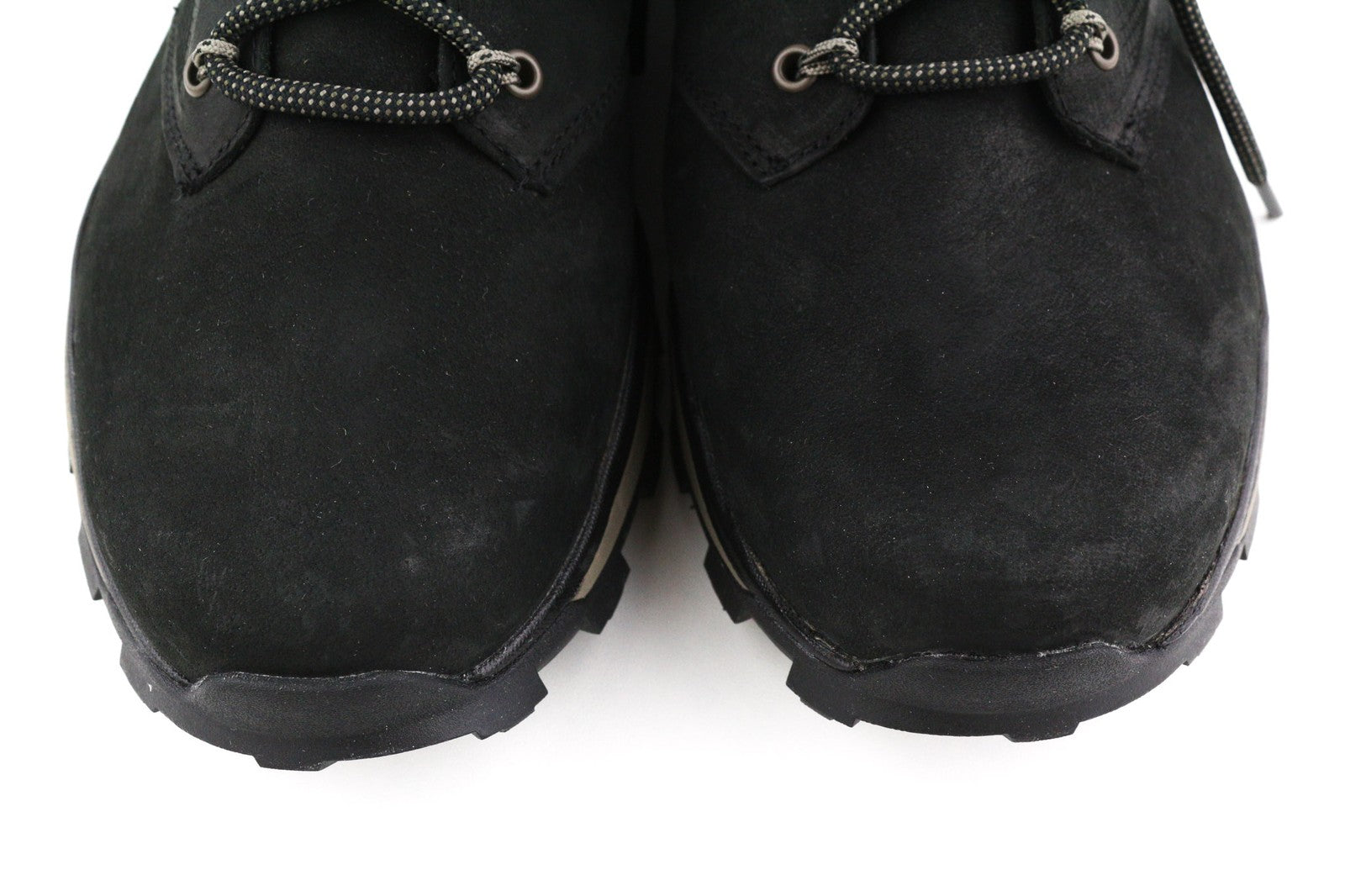 TIMBERLAND A2E5K Mens Boots EU46 EU47.5 Black Leather Almond Toe Lace ReBOTL