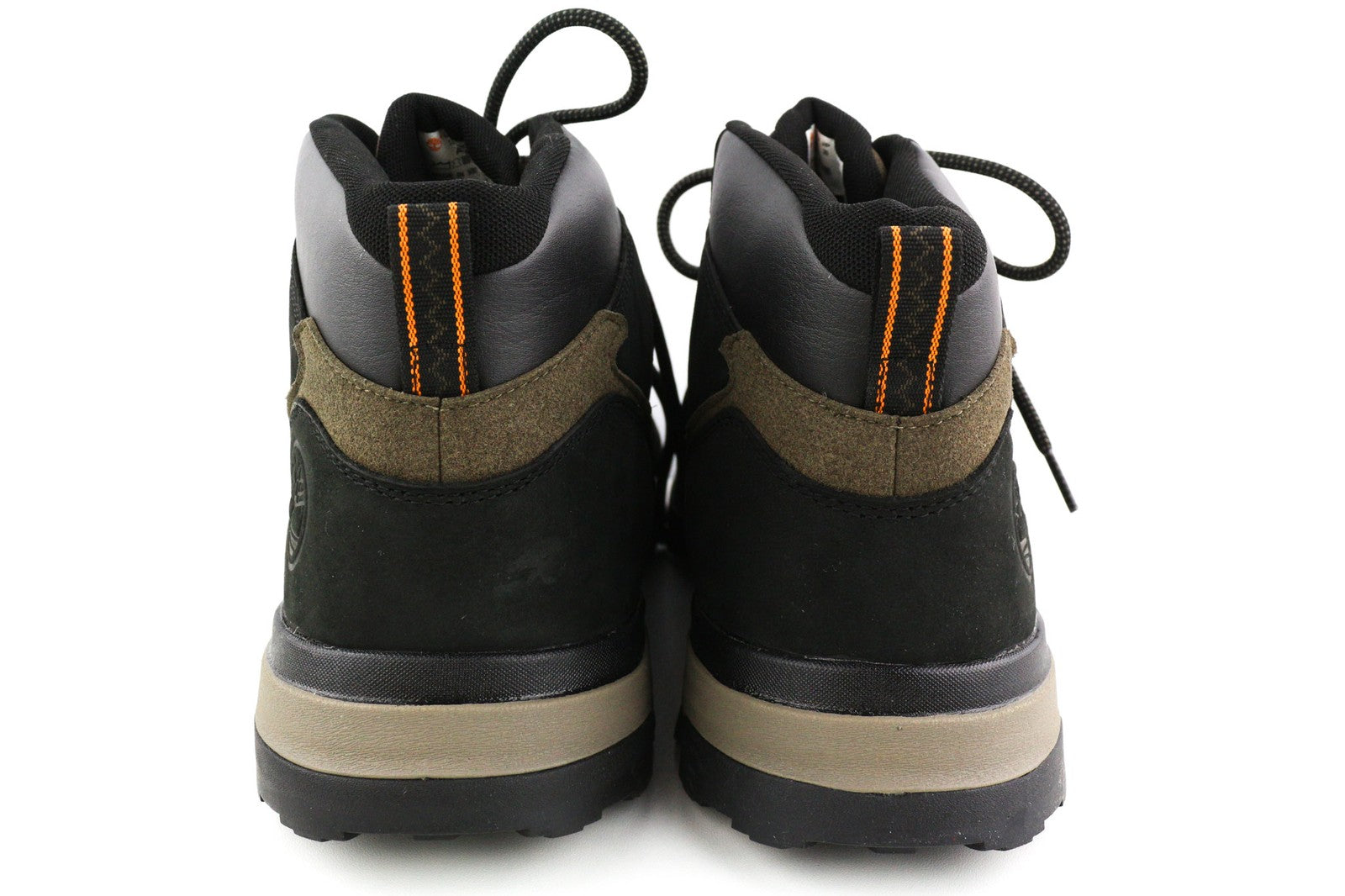 TIMBERLAND A2E5K Mens Boots EU46 EU47.5 Black Leather Almond Toe Lace ReBOTL