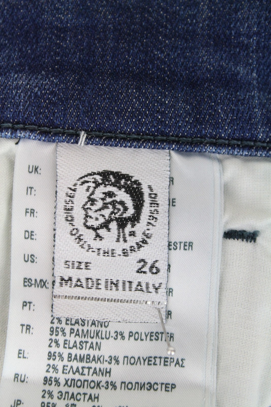 DIESEL D-Reeft-T 0870O Men's W26 Jogg Distressed Skinny Sweat Jeans Boys