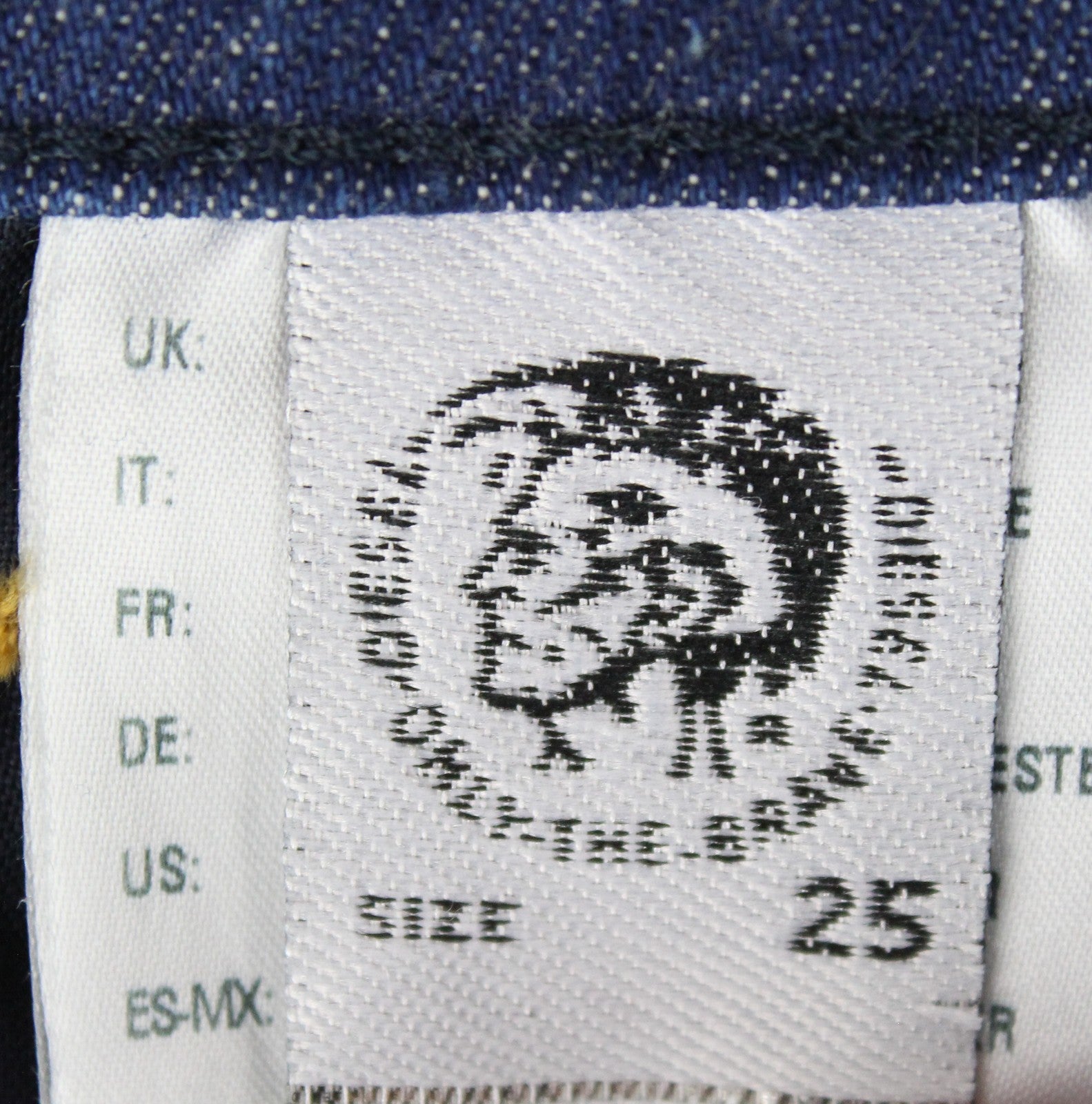 DIESEL Slandy 088AT Women's W25/L32 Blue Skinny Fit Jeans Distressed Hems