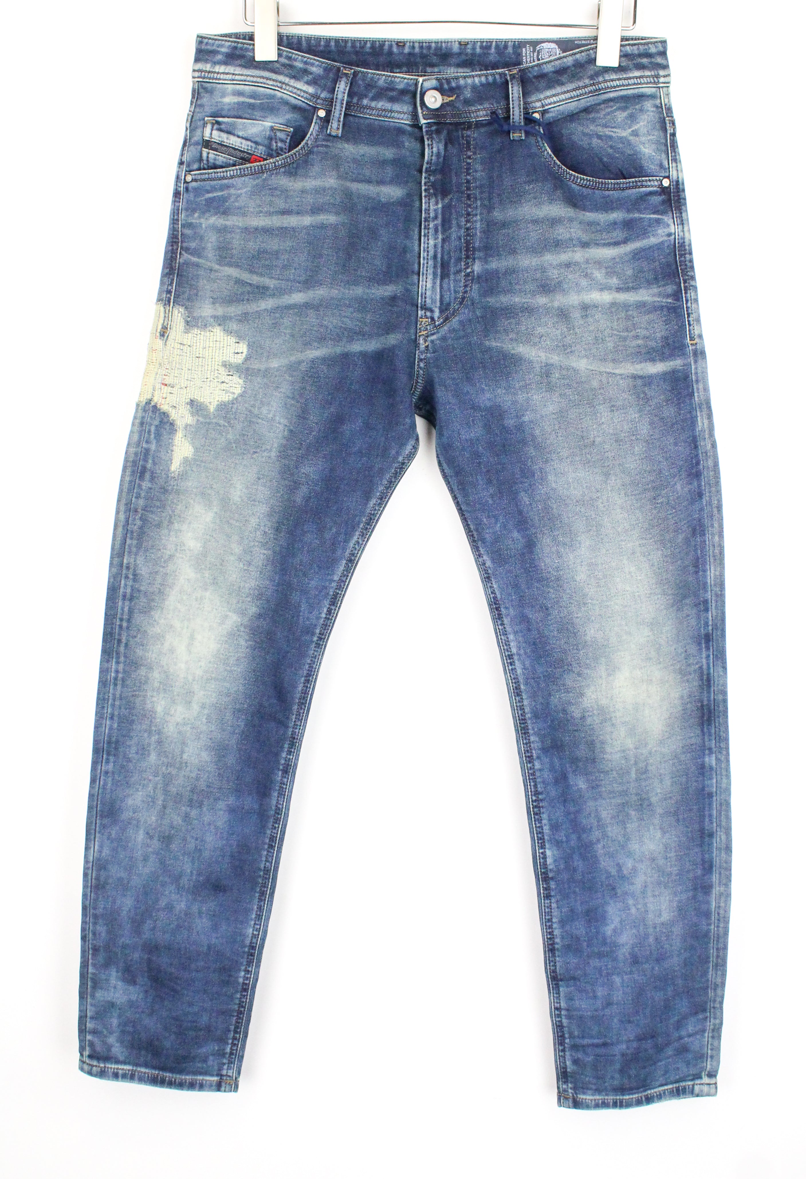 DIESEL Narrot-T 084PU Men's W31 Jeans Slim Distressed Washed Sweat Jogg