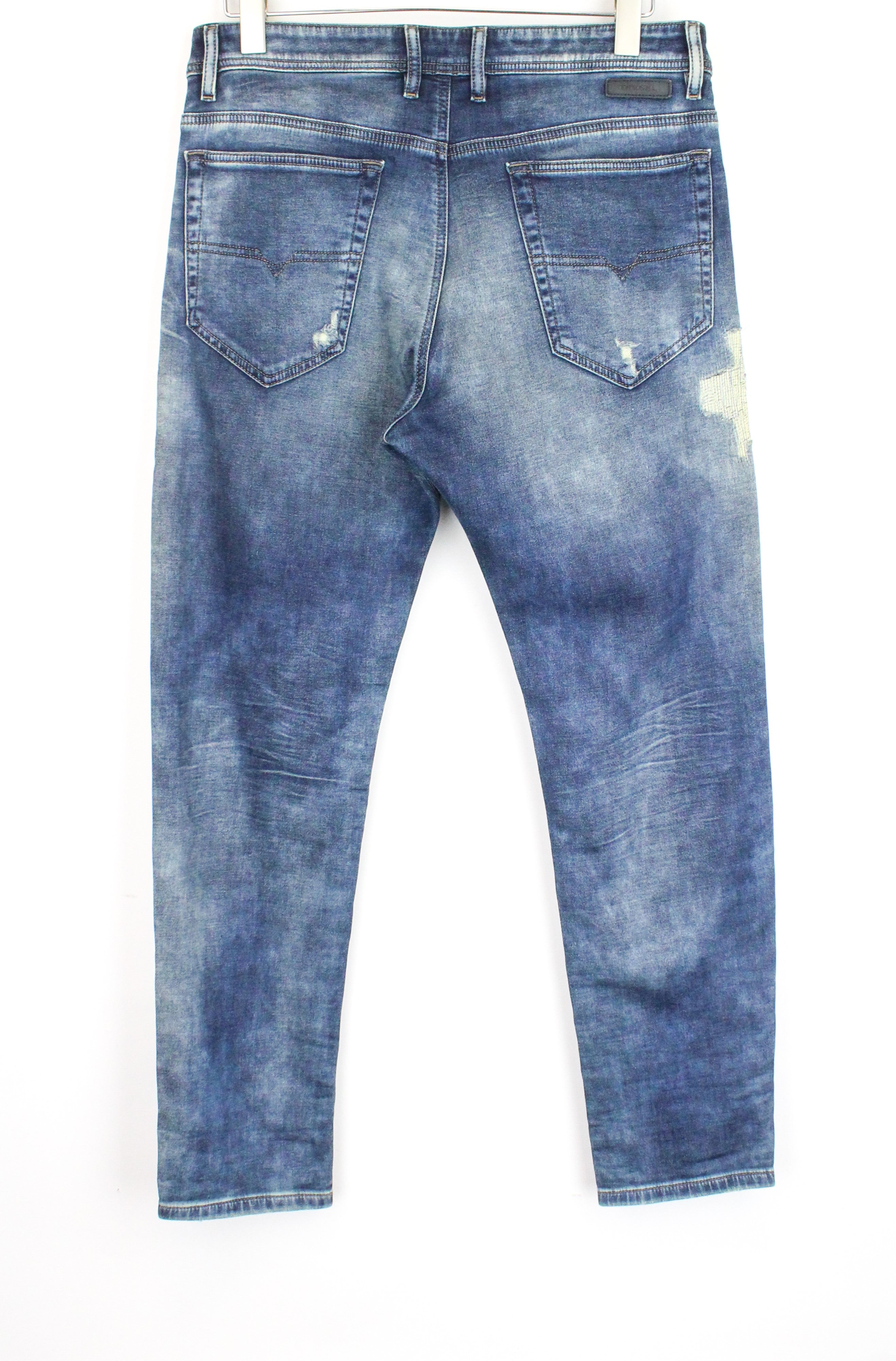 DIESEL Narrot-T 084PU Men's W31 Jeans Slim Distressed Washed Sweat Jogg