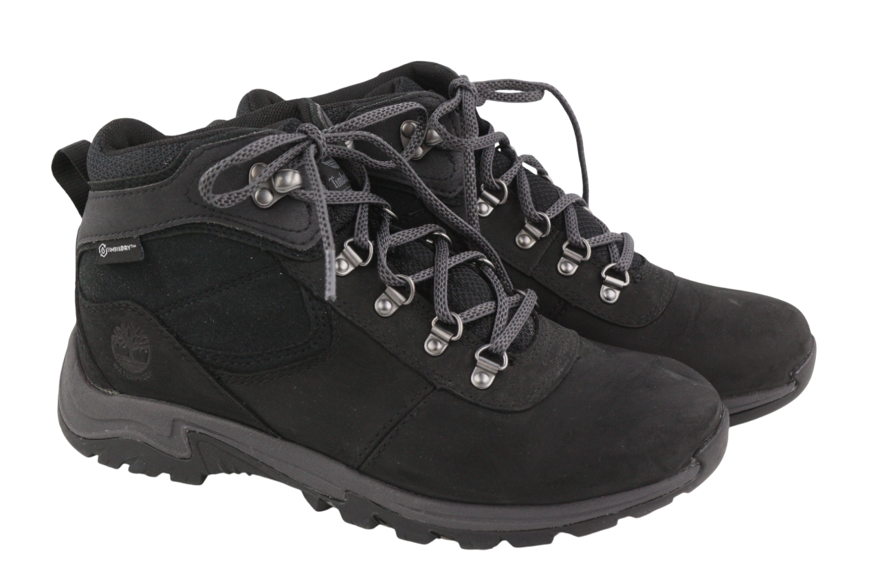 TIMBERLAND A25N7 Womens Boots EU39 UK6 Black Leather Waterproof Anti-Fatigue