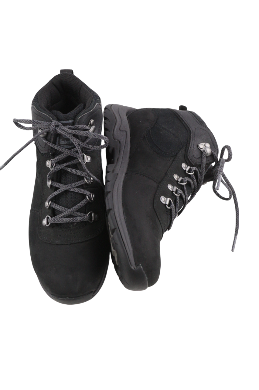 TIMBERLAND A25N7 Womens Boots EU39 UK6 Black Leather Waterproof Anti-Fatigue