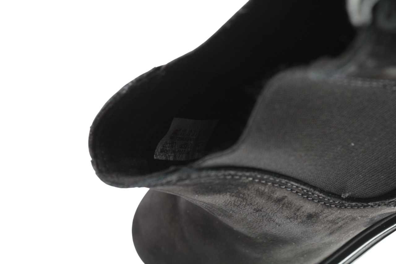 TIMBERLAND Womens Boots EU37.5 UK4.5 Black Leather Almond Toe Rubber Chelsea