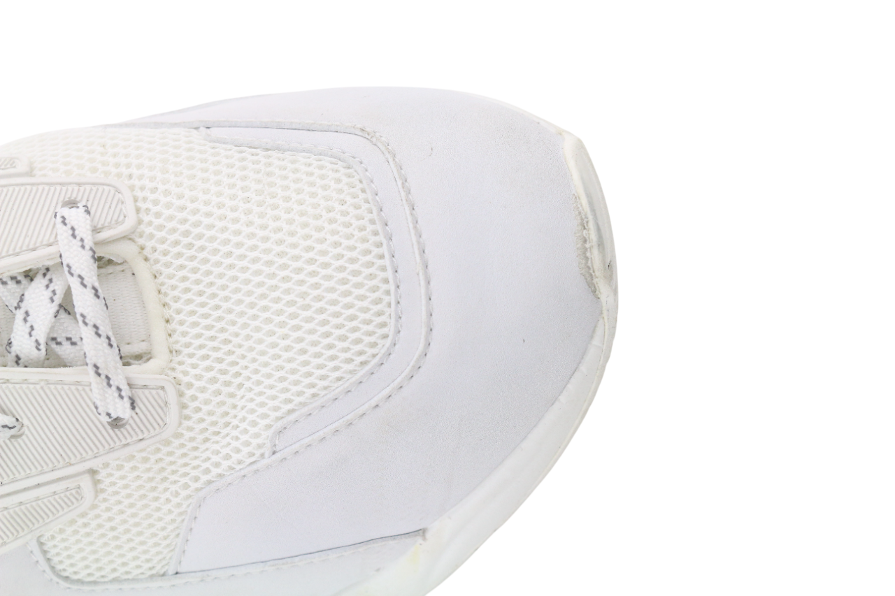 TIMBERLAND A219C Womens Sneakers EU40 UK7 White Almond Toe Lace Up Low Trainers