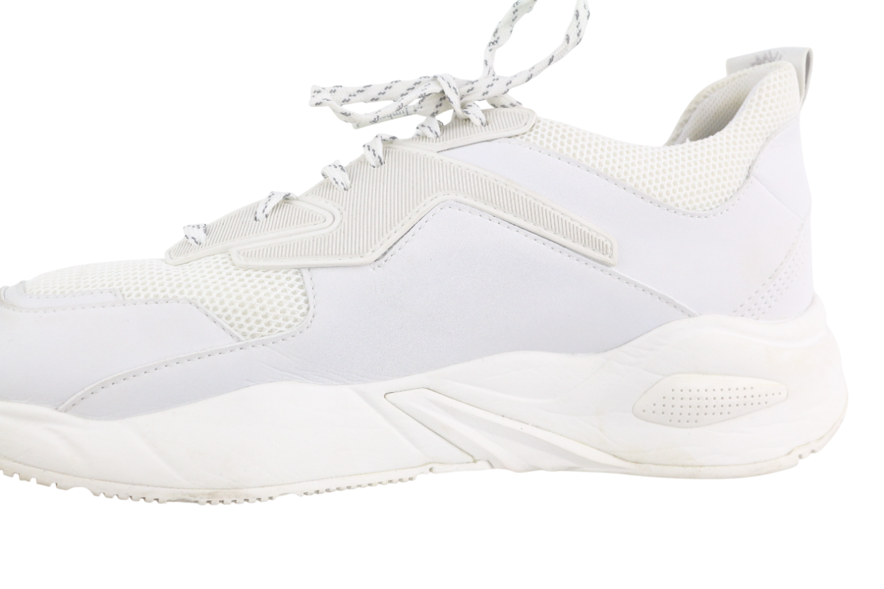 TIMBERLAND A219C Womens Sneakers EU40 UK7 White Almond Toe Lace Up Low Trainers