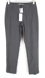 DENHAM Preston Women's S Chino Style Trousers Grey Stretch Zip Classic