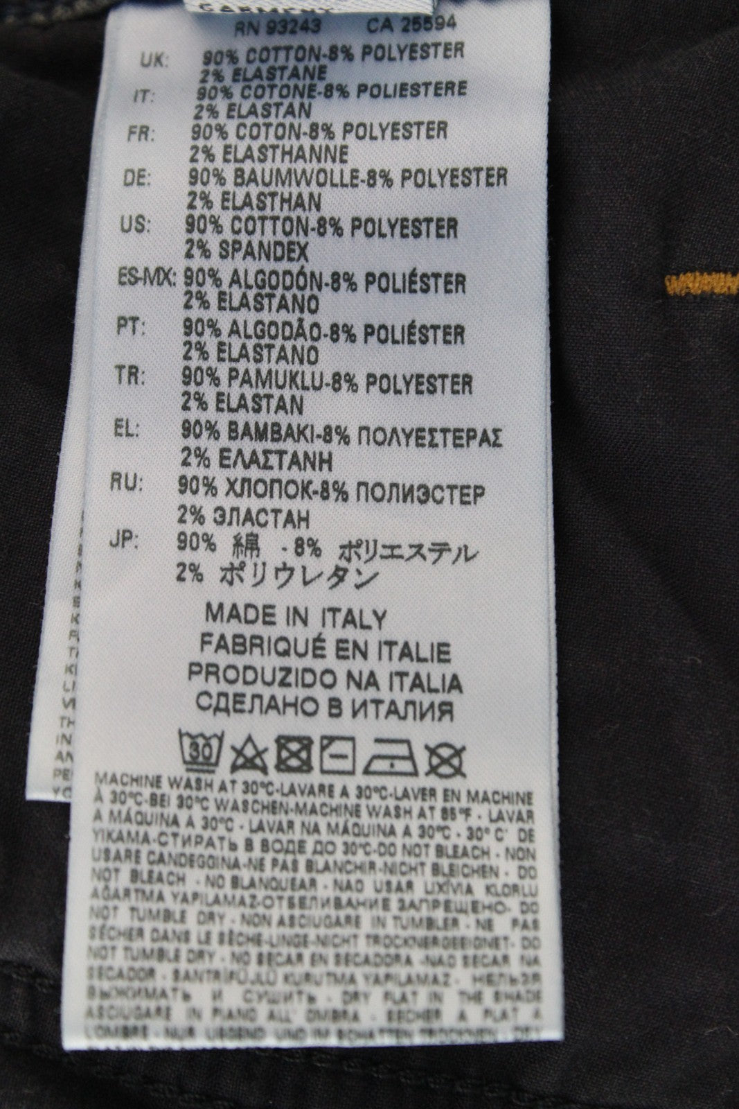 DIESEL Narrot CB-NE 0699V Men's W26 Jogg Distressed Slim Sweat Jeans Stained