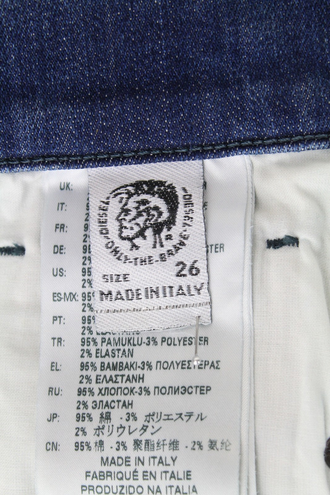 DIESEL D-Reeft-T 0870O Men's W26 Jeans Distressed Jogg Skinny Sweat Boys