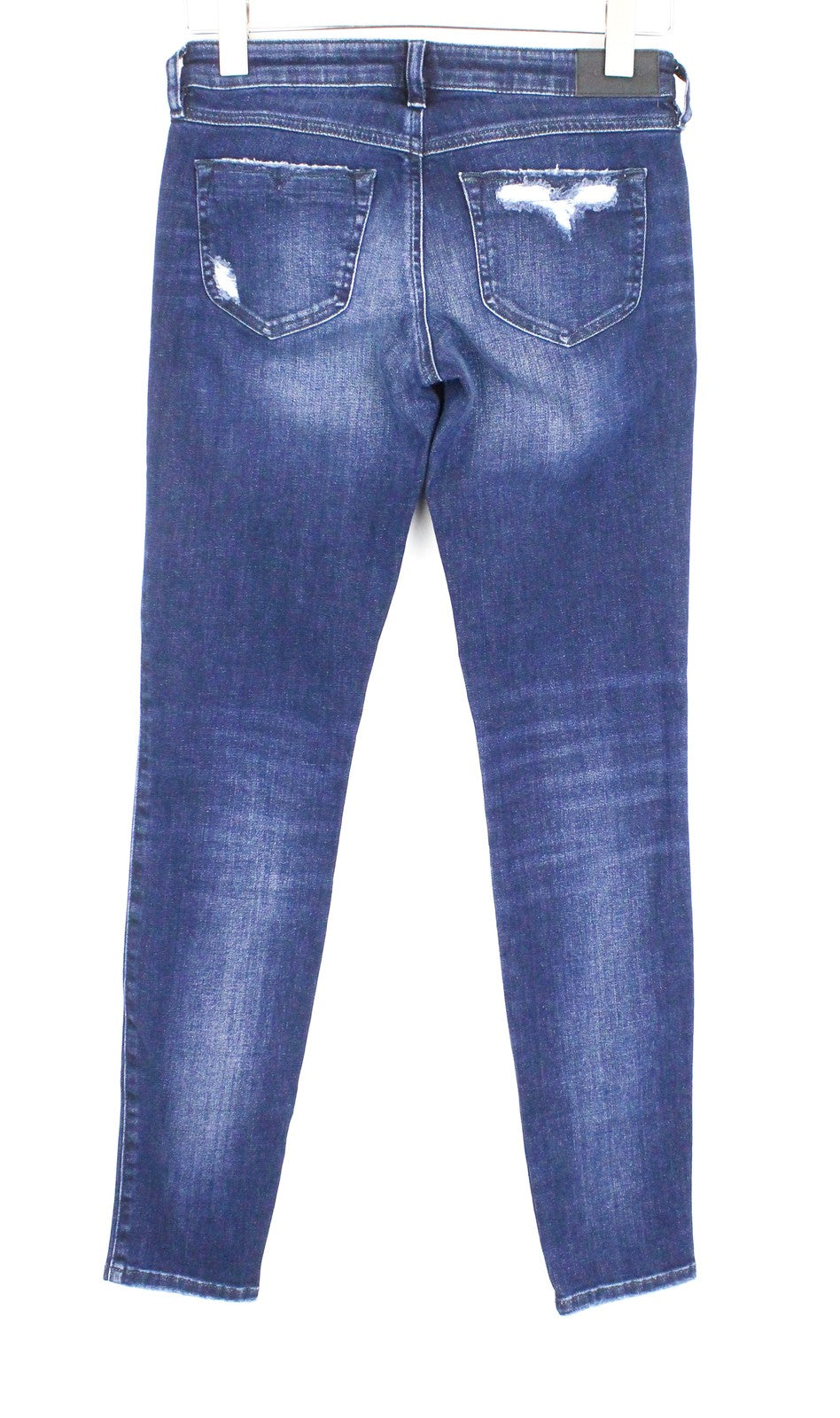 DIESEL Gracey 0687E Women's W24/L32 Low Waist Slim Skinny Girls Jeans Distressed