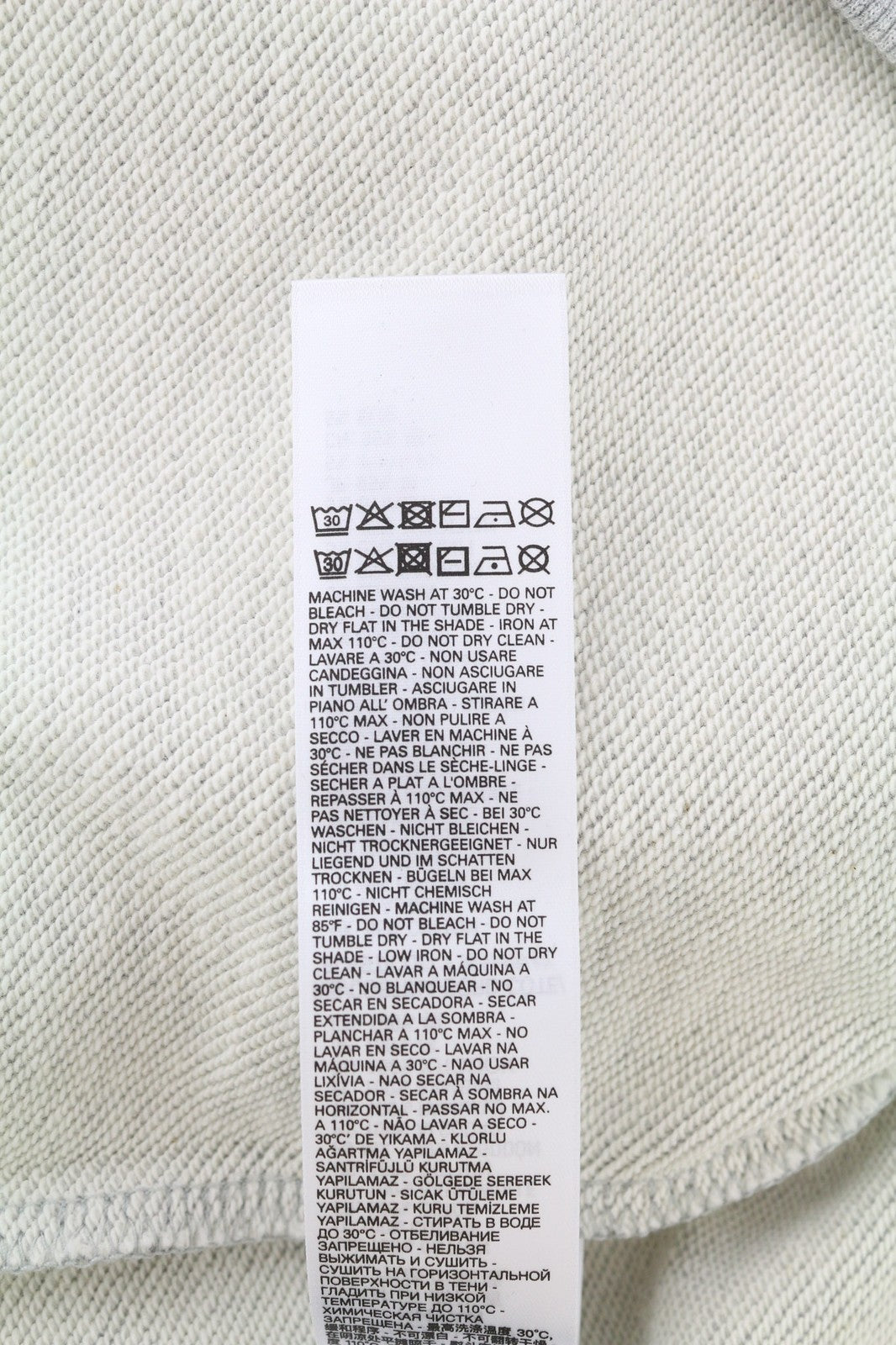 DIESEL S-Girk Mens Sweatshirt S Melange Grey Crew Neck Logos  Pullover