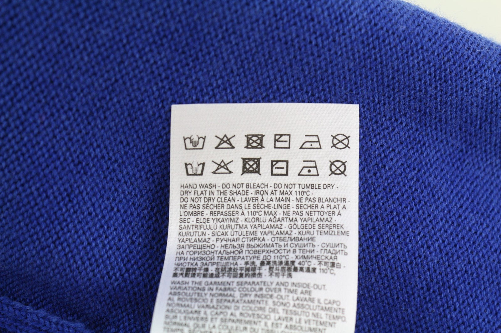 DIESEL M-Arika Womens Jumper S Washed Blue Wool Buttoned V-Neck Sweater RRP€299