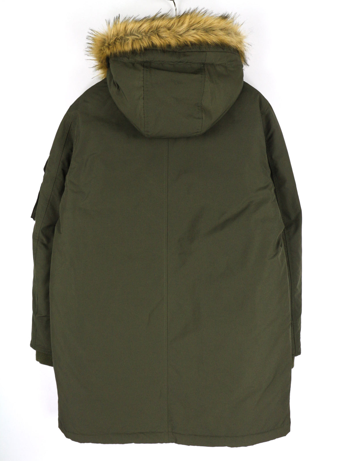 DIESEL W-Colby Mens Jacket S Green Parka Insulated Hooded Pockets RRP€395