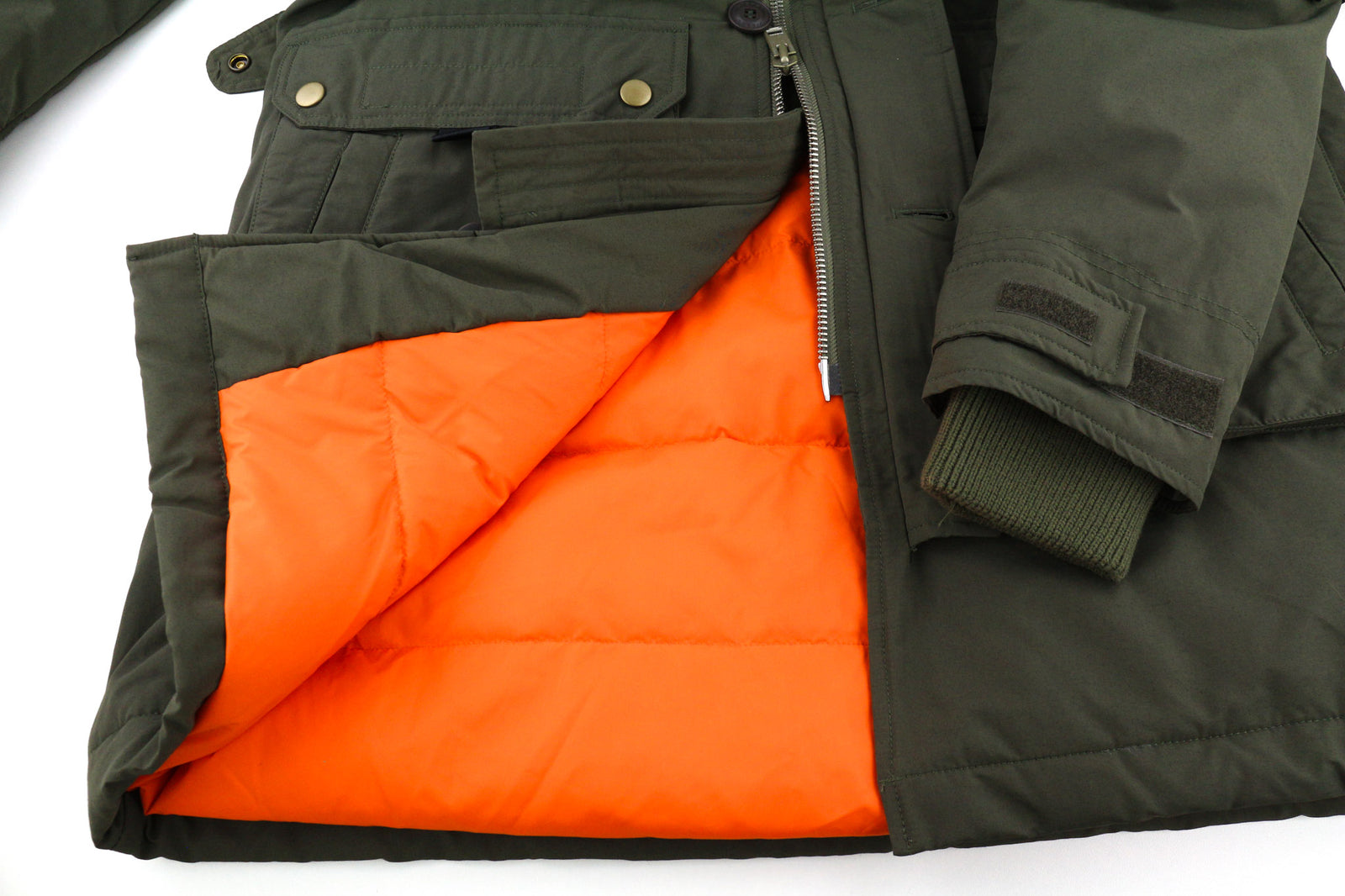 DIESEL W-Colby Mens Jacket S Green Parka Insulated Hooded Pockets RRP€395