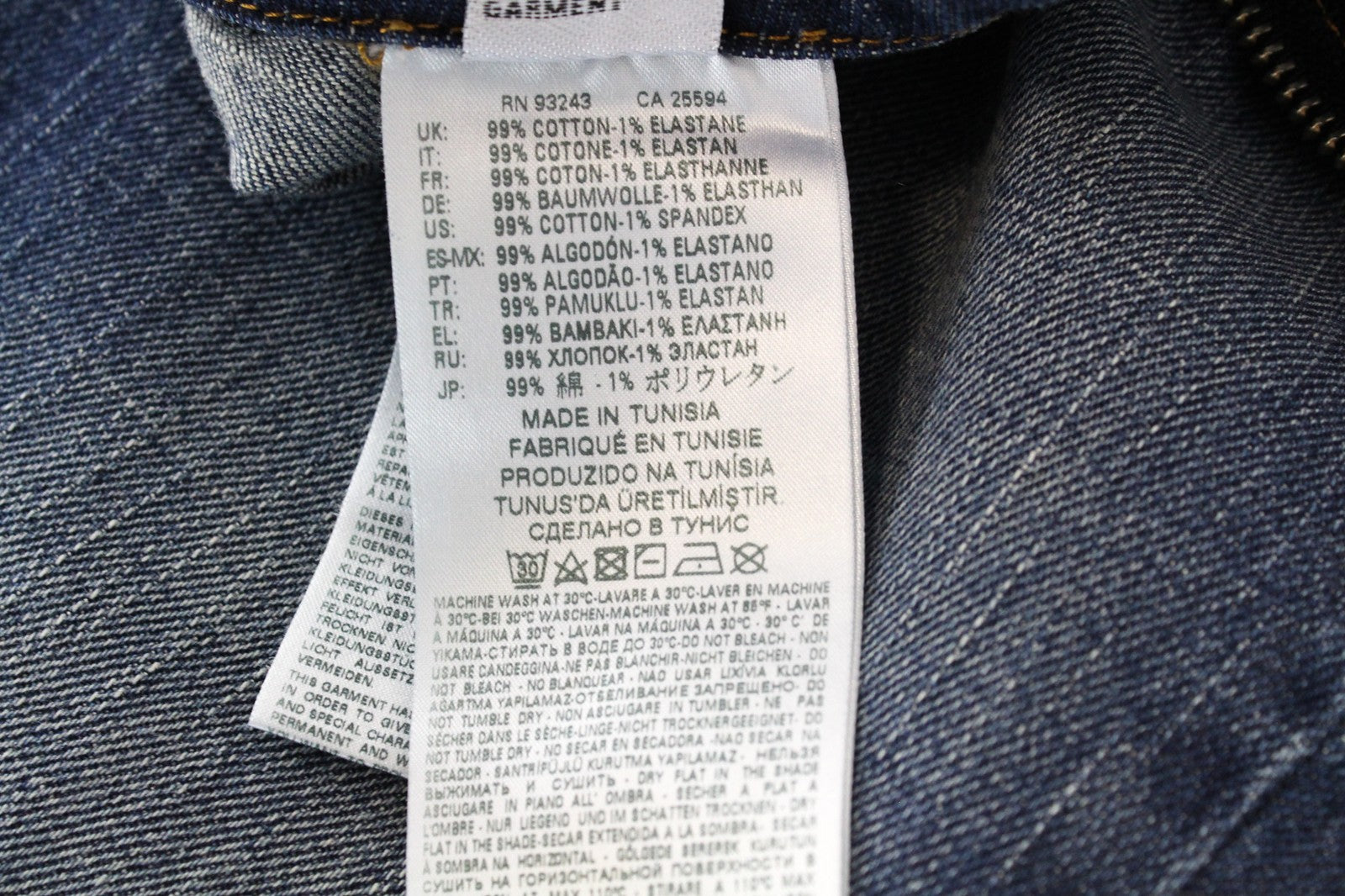 DIESEL D-Earlie 089AR W25/L30 Women Jeans Slim Distressed Zip-Fly High Waisted