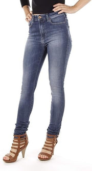 DIESEL Skinzee-High R78Q6 W25/L30 Women Jeans Super Slim-Skinny Fit Washed Blue