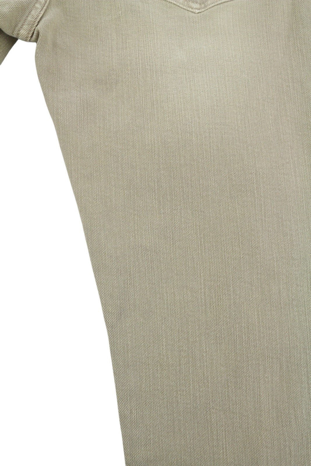 R13 Boy Straight Women Jeans 29 Washed Khaki Stretch Ankle Length Denim RRP€645