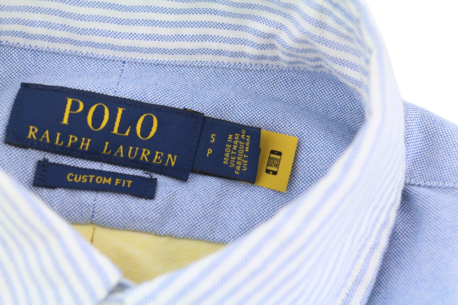 RALPH LAUREN Custom Fit Men Shirt S Multicoloured Oxford Button Up RRP200