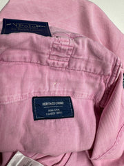 RALPH LAUREN Salinger Chino Straight Fit Men Shorts 42 Light Pink RRP€179