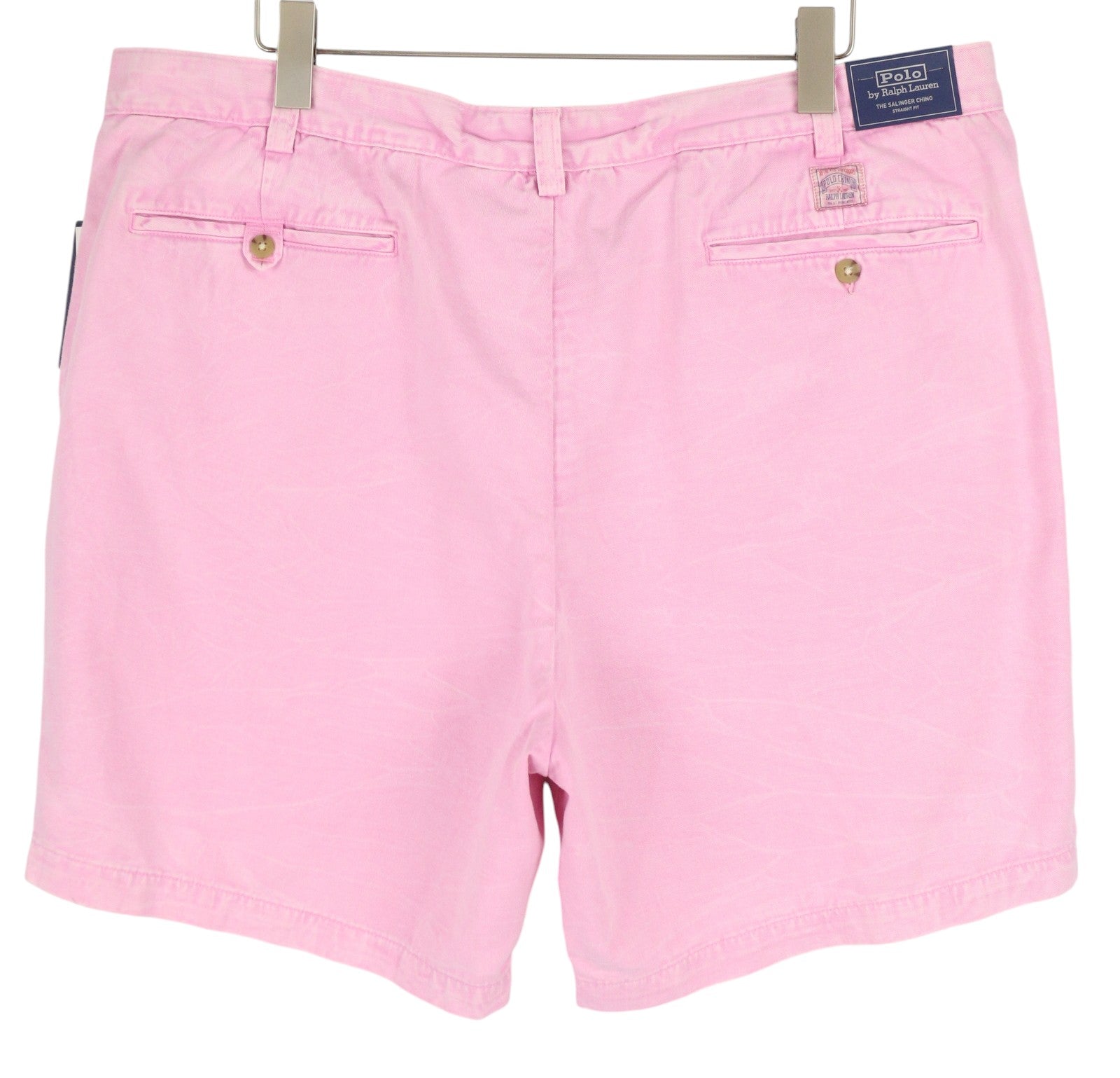 RALPH LAUREN Salinger Chino Straight Fit Men Shorts 42 Light Pink RRP€179