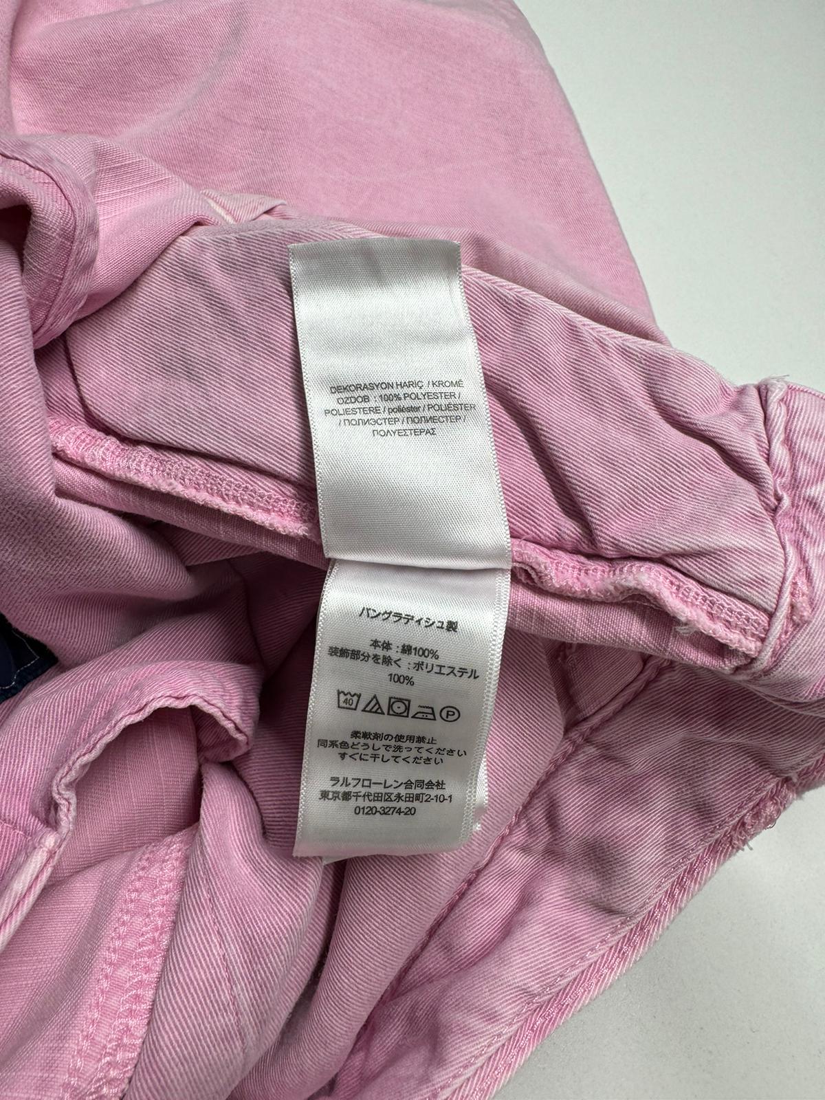 RALPH LAUREN Salinger Chino Straight Fit Men Shorts 42 Light Pink RRP€179